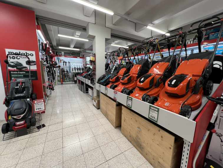 Abteilung Gartengeräte