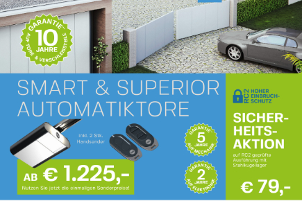 SMART & SUPERIOR  AUTOMATIKTORE